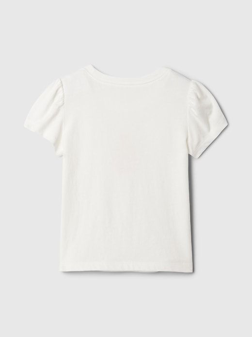 2 of 8 showing, with the color new off white of product babyGap Mix and Match Logo T-Shirt