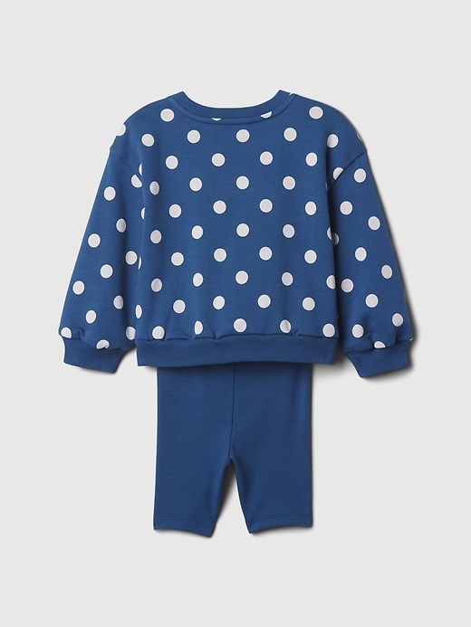 2 of 8 showing, with the color polka dots of product Baby & Toddler Two-Piece Outfit Set