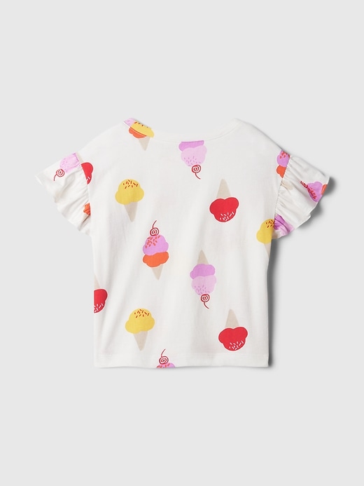 2 of 8 showing, with the color ice cream cone of product babyGap Mix and Match Ruffle T-Shirt