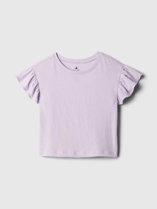 1 of 8 showing, with the color orchid petal purple of product Baby & Toddler Mix & Match Flutter T-Shirt