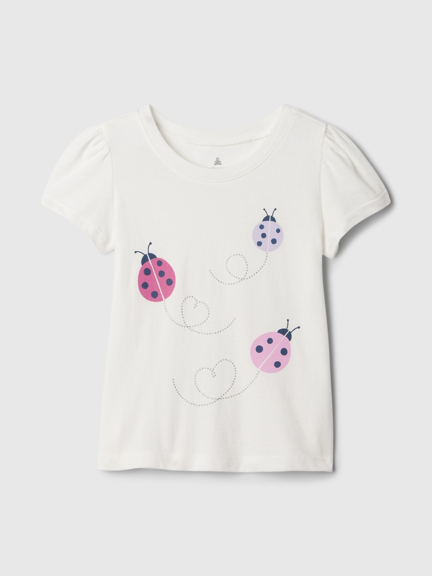 Match My Vibe Baby Tee White main image 0