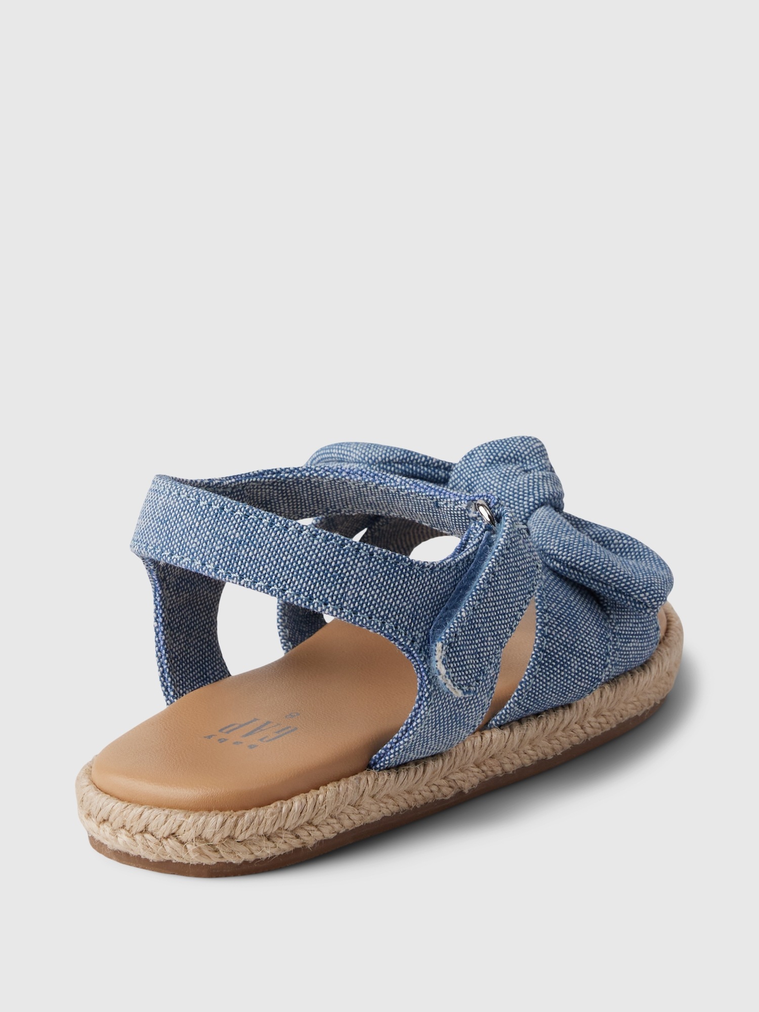 Chaussures Ballerines Baby Gap Denim Chambray à Pois - Taille 8 (US Bébé) - NWOT (Neuf Sans étiquette)