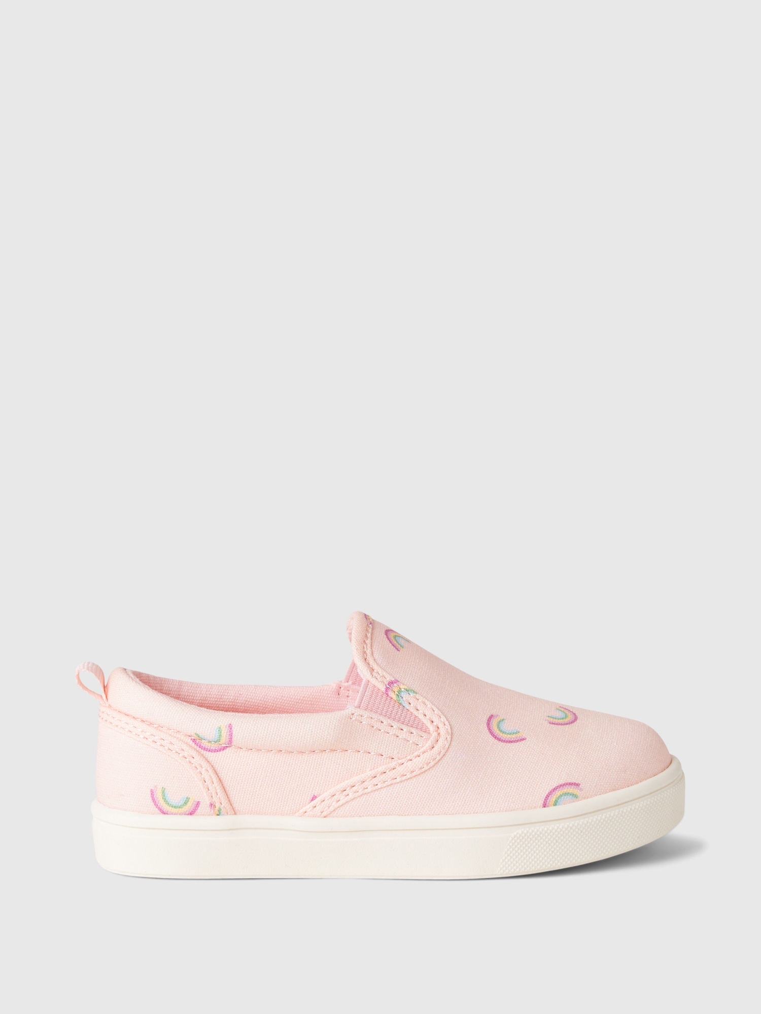 Gap Babies' Toddler Rainbow Slip-on Sneakers In Pink