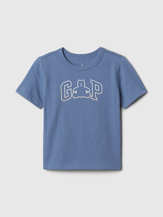 1 of 8 showing, with the color bainbridge blue of product babyGap Mix and Match Logo T-Shirt