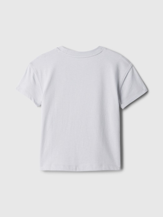 2 of 8 showing, with the color grey matter of product babyGap Logo Pocket T-Shirt