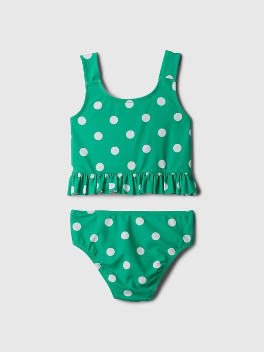 2 of 8 showing, with the color simply green of product babyGap Swim Two-Piece