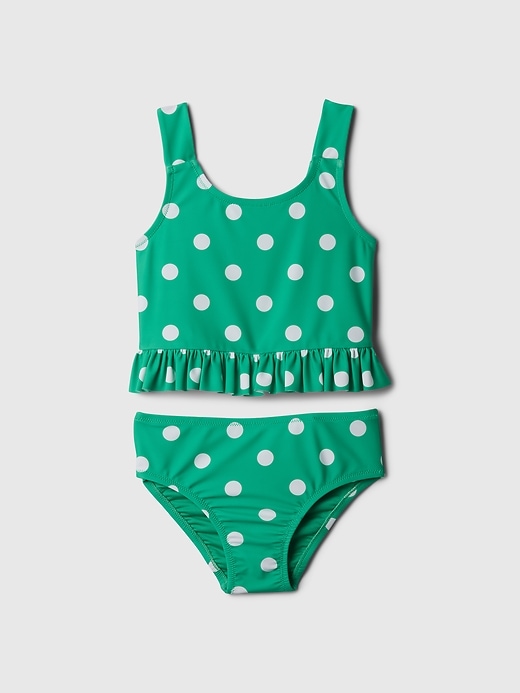 1 of 8 showing, with the color simply green of product babyGap Swim Two-Piece