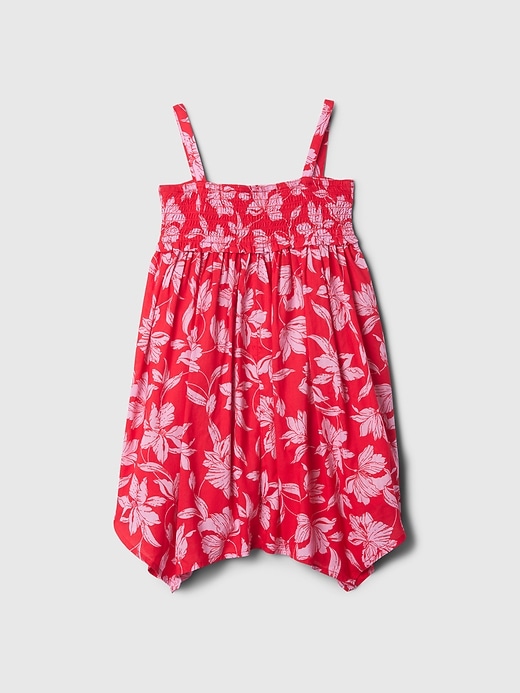 2 of 8 showing, with the color slipper red of product Baby & Toddler Smocked Dress