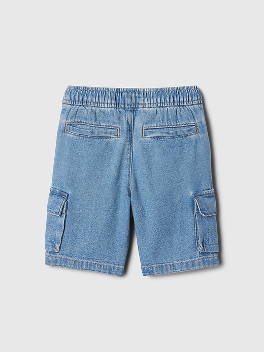 2 of 8 showing, with the color medium wash of product babyGap Cargo Pull-On Shorts