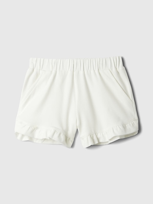 1 of 8 showing, with the color new off white of product babyGap Mix and Match Ruffle Shorts