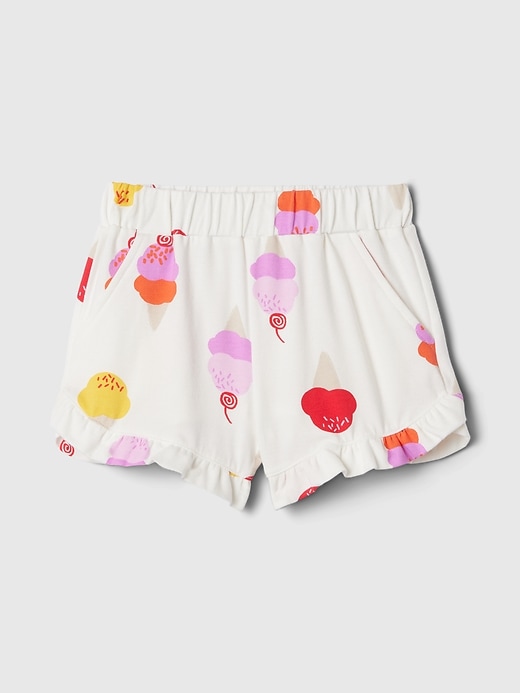 1 of 8 showing, with the color ice cream of product babyGap Mix and Match Ruffle Shorts