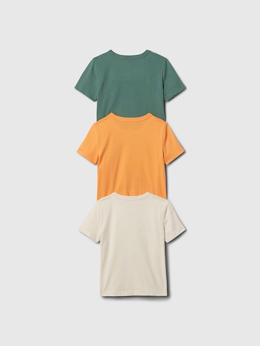 2 of 8 showing, with the color chino beige of product Baby & Toddler Mix & Match Graphic T-Shirt (3-Pack)