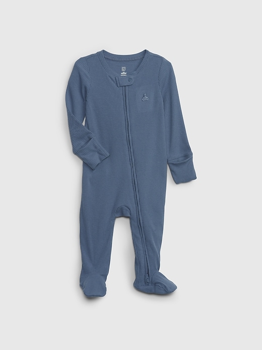 Image number 1 showing, Baby First Favorites TinyRib Footed One-Piece