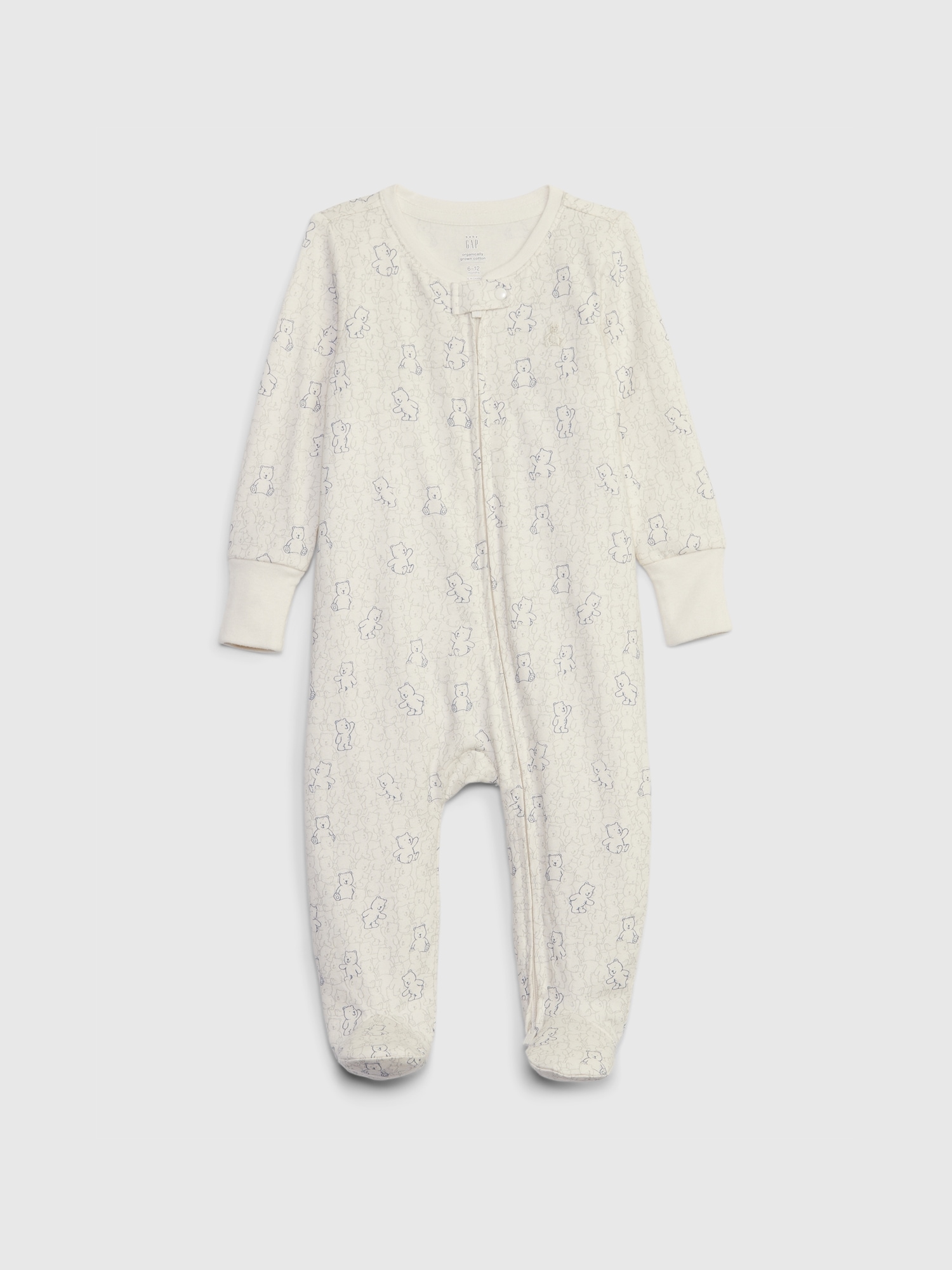 Baby First Favorites Organic CloudCotton Footed One-Piece