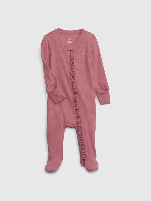 Image number 9 showing, Baby First Favorites TinyRib Footed One-Piece