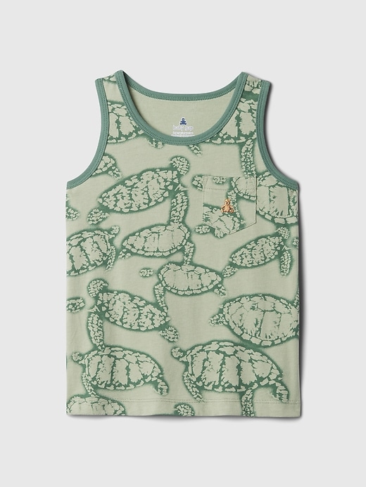 1 of 8 showing, with the color turtle blue of product babyGap Mix and Match Tank Top