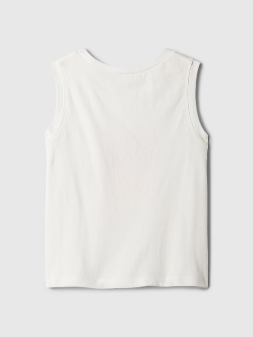 2 of 8 showing, with the color ice cream cone of product Baby & Toddler Organic Cotton Mix & Match Tank Top