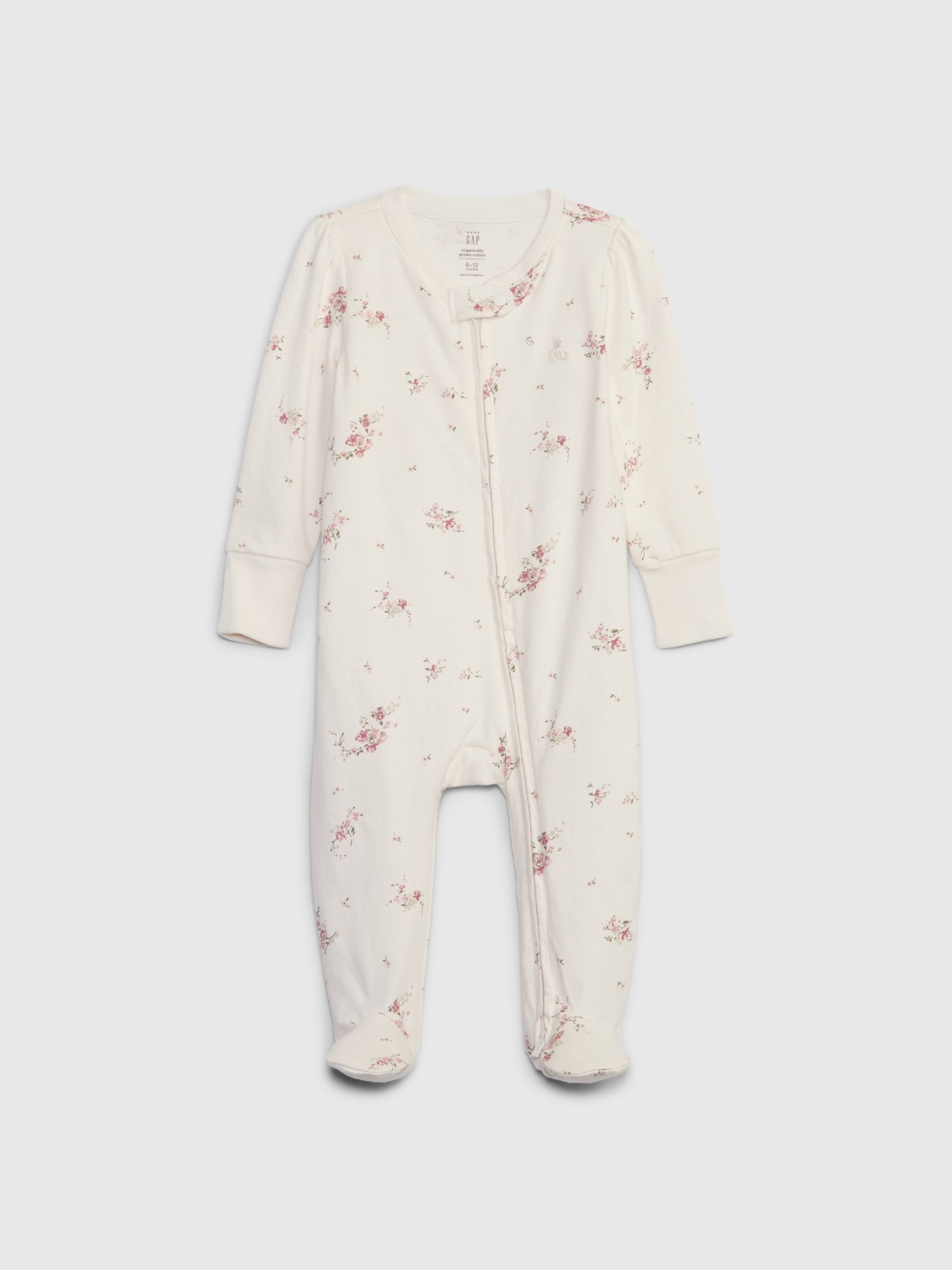 Baby First Favorites Organic CloudCotton Footed One-Piece