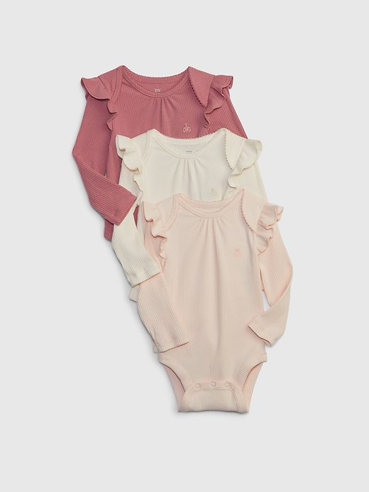 Image number 2 showing, Baby First Favorites TinyRib Bodysuit (3-Pack)