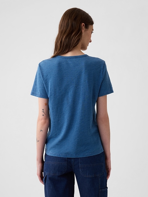 Image number 2 showing, Indigo Crewneck T-Shirt