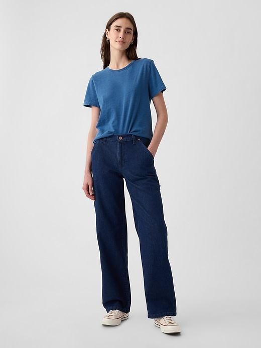 Image number 3 showing, Indigo Crewneck T-Shirt