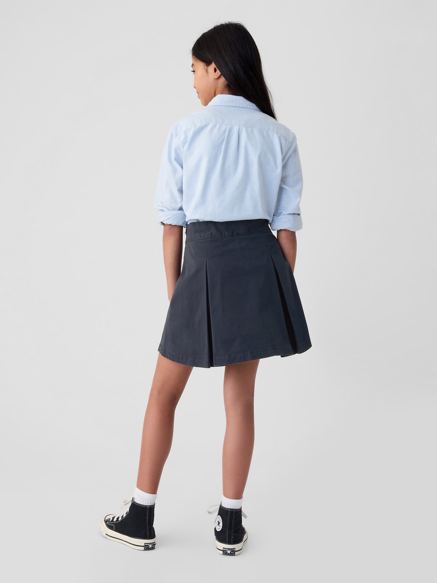 Gap Kids Uniform Pleated Khaki Skort — фото 2