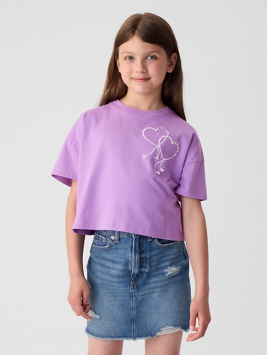 Image number 1 showing, Kids Relaxed Graphic T-Shirt