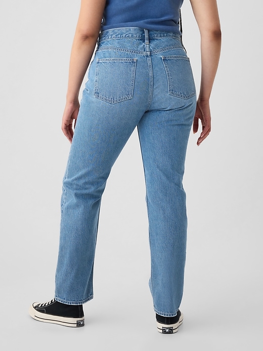 Image number 6 showing, High Rise Rigid '90s Straight Jeans