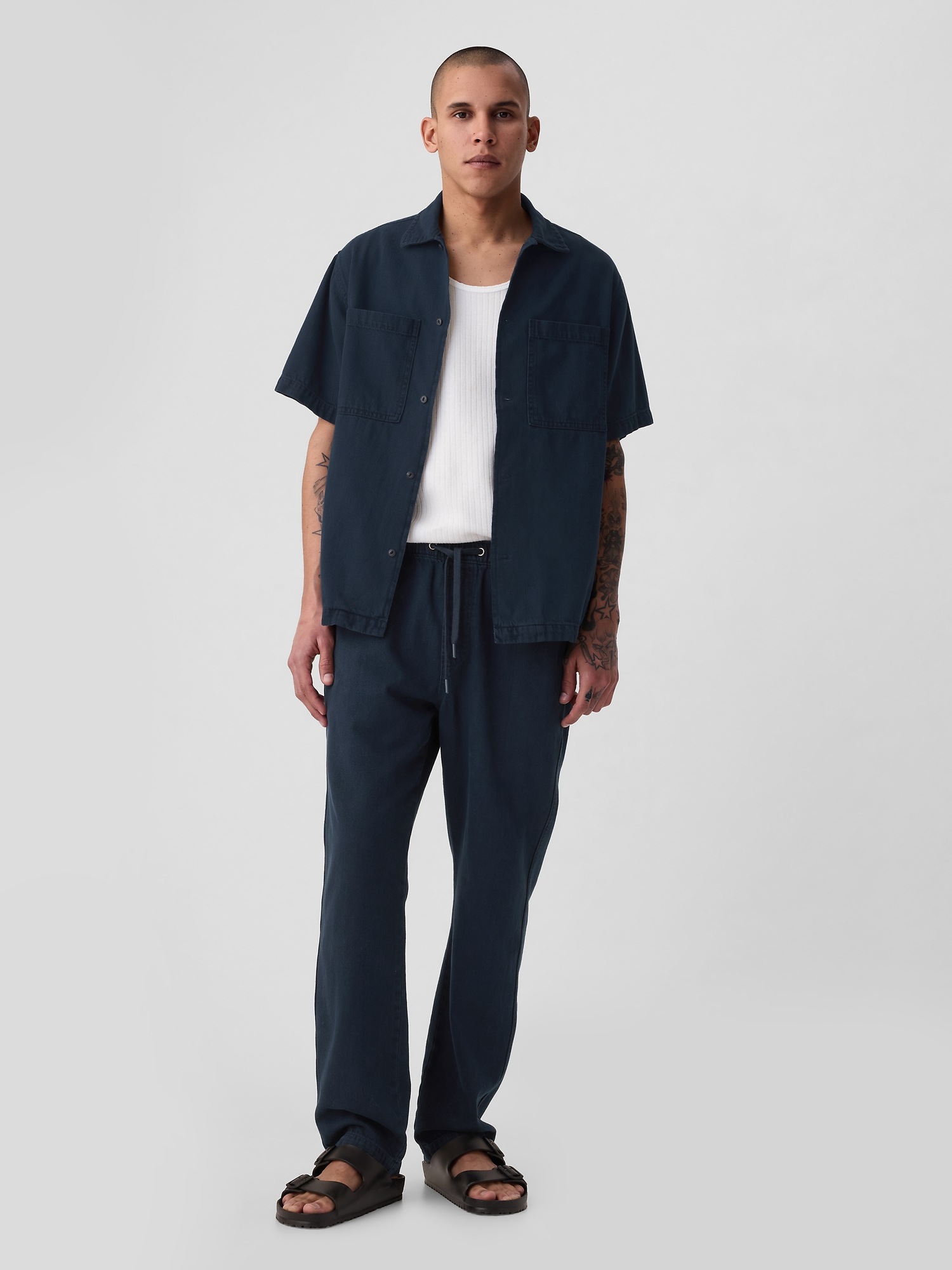パンツ OVERDYED DENIM PANTS &OVERDYED L/S SHIRT OVERDYED DENIM PANTS &OVERDYED L/S SHIRT