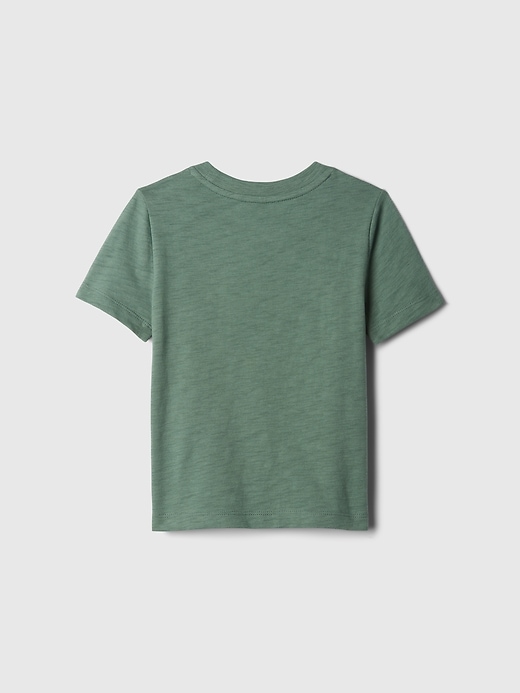 2 of 8 showing, with the color dark forest green of product babyGap Mix and Match Pocket T-Shirt