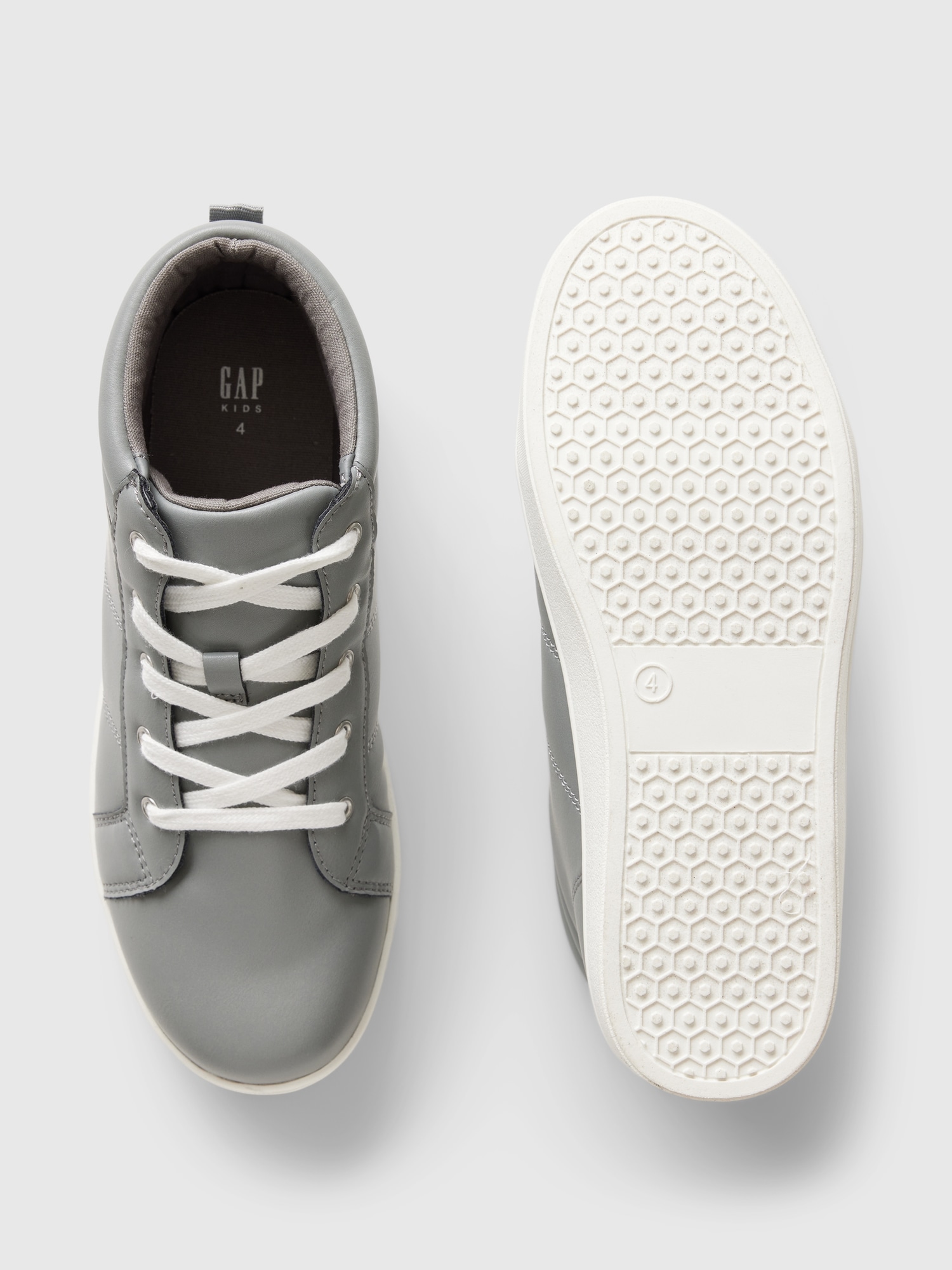 Детские кроссовки Gap Kids High-Top Sneakers — фото 3