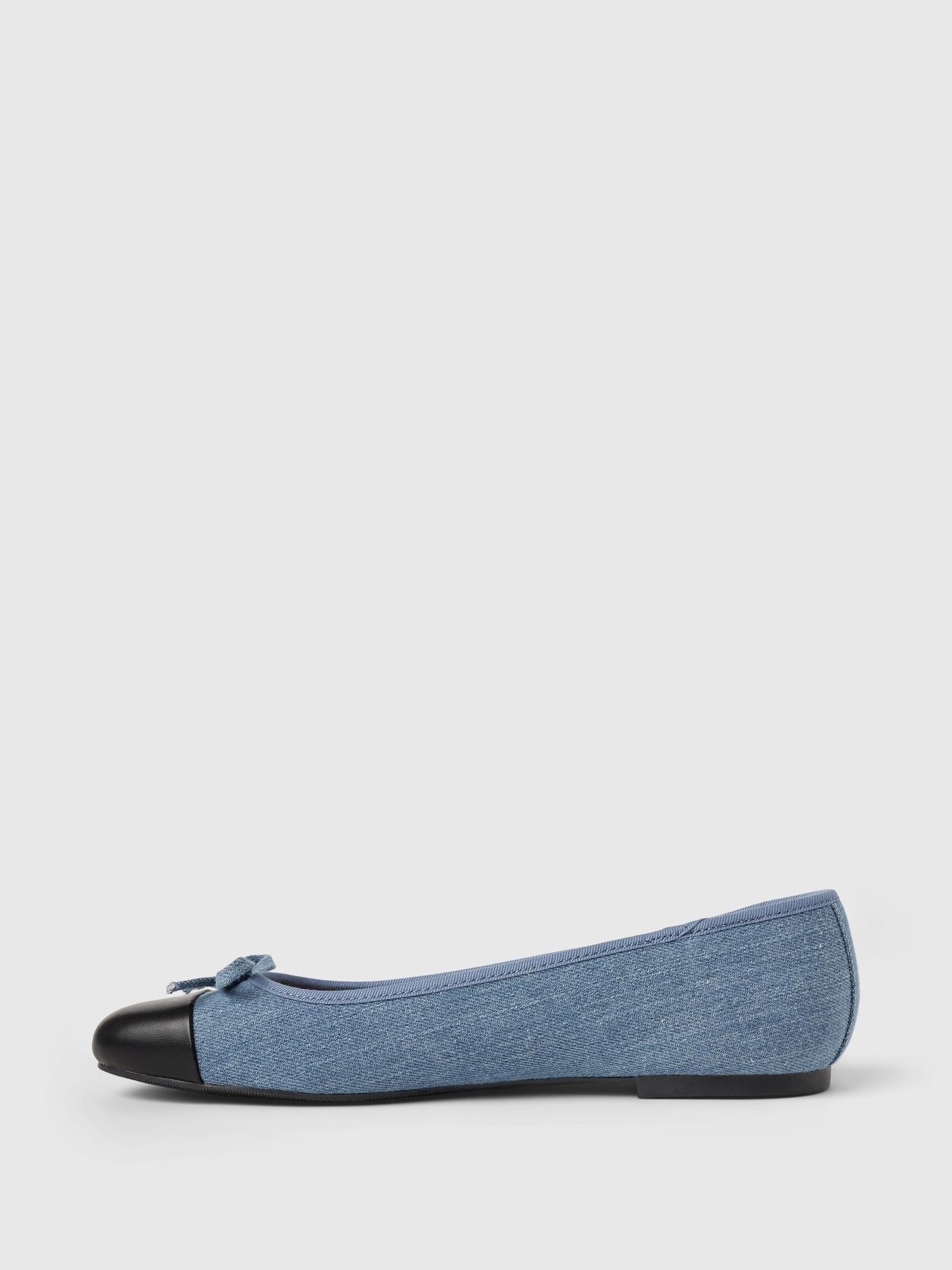 Женские балетки Gap Denim Ballet Flats, цвет: Синий джинсовый — фото 5