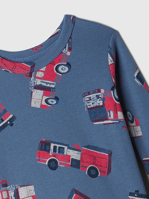 Image number 3 showing, Baby & Toddler Organic Cotton PJ Set