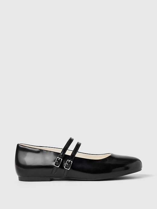 Image number 1 showing, Kids Double-Strap Ballet Flats