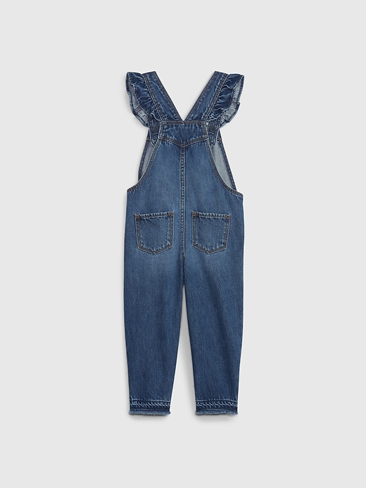 Image number 2 showing, babyGap &#124 Disney Minnie Mouse Denim Overalls