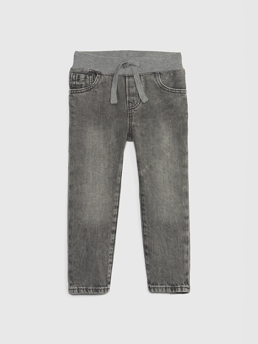 Image number 1 showing, Baby & Toddler Pull-On Slim Jeans