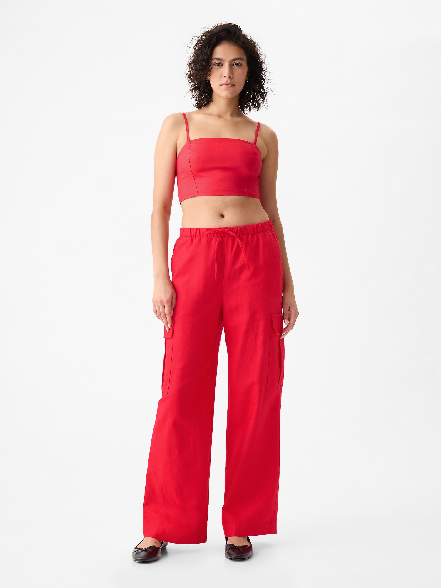 Linen Cotton Cropped Tube Top Gap linen-cotton-cropped-tube-top-gap