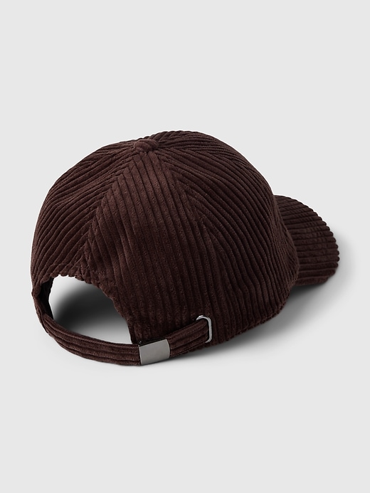 2 of 8 showing, with the color terra brown of product Corduroy Baseball Hat