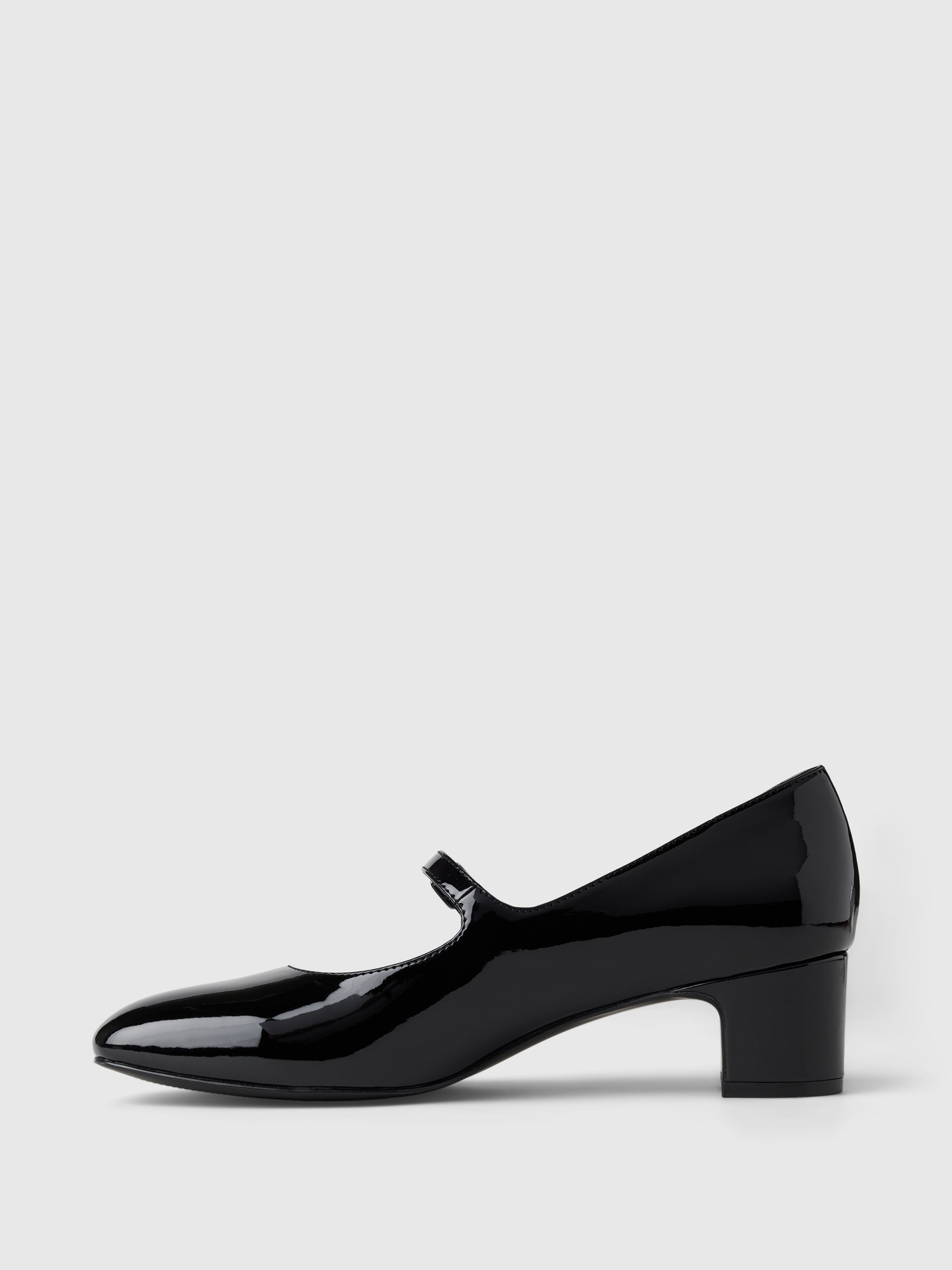 Женские туфли Gap Vegan Patent Leather Mary Jane Heels, цвет: Насыщенный чёрный — фото 5
