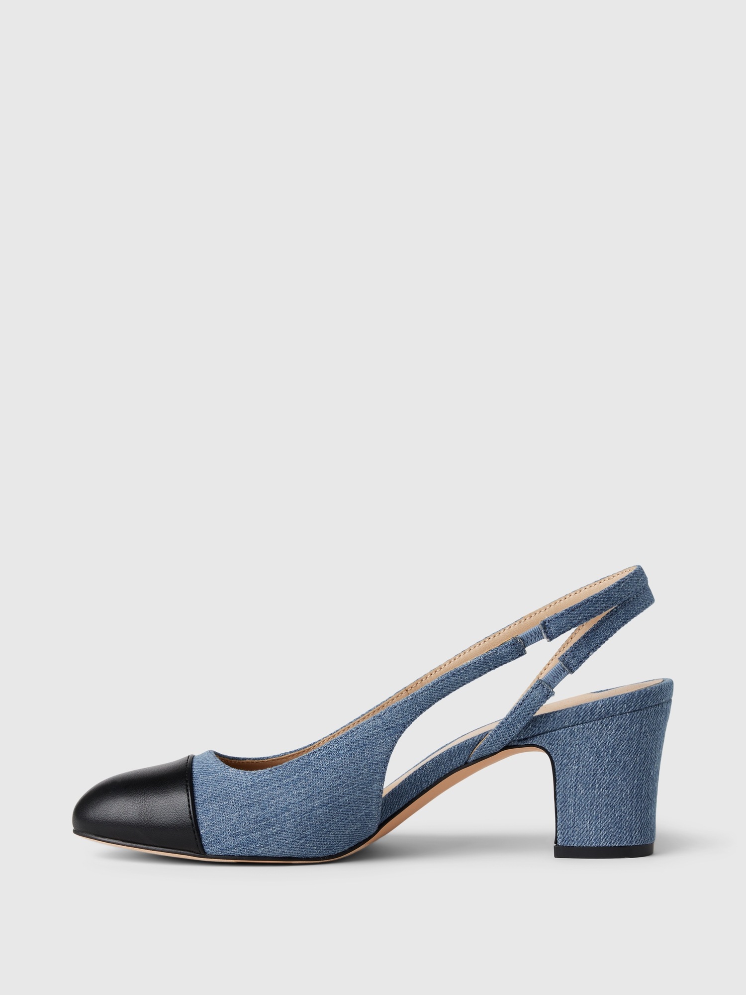 Женские туфли Gap Denim Slingback Heels, цвет: Синий джинсовый — фото 5
