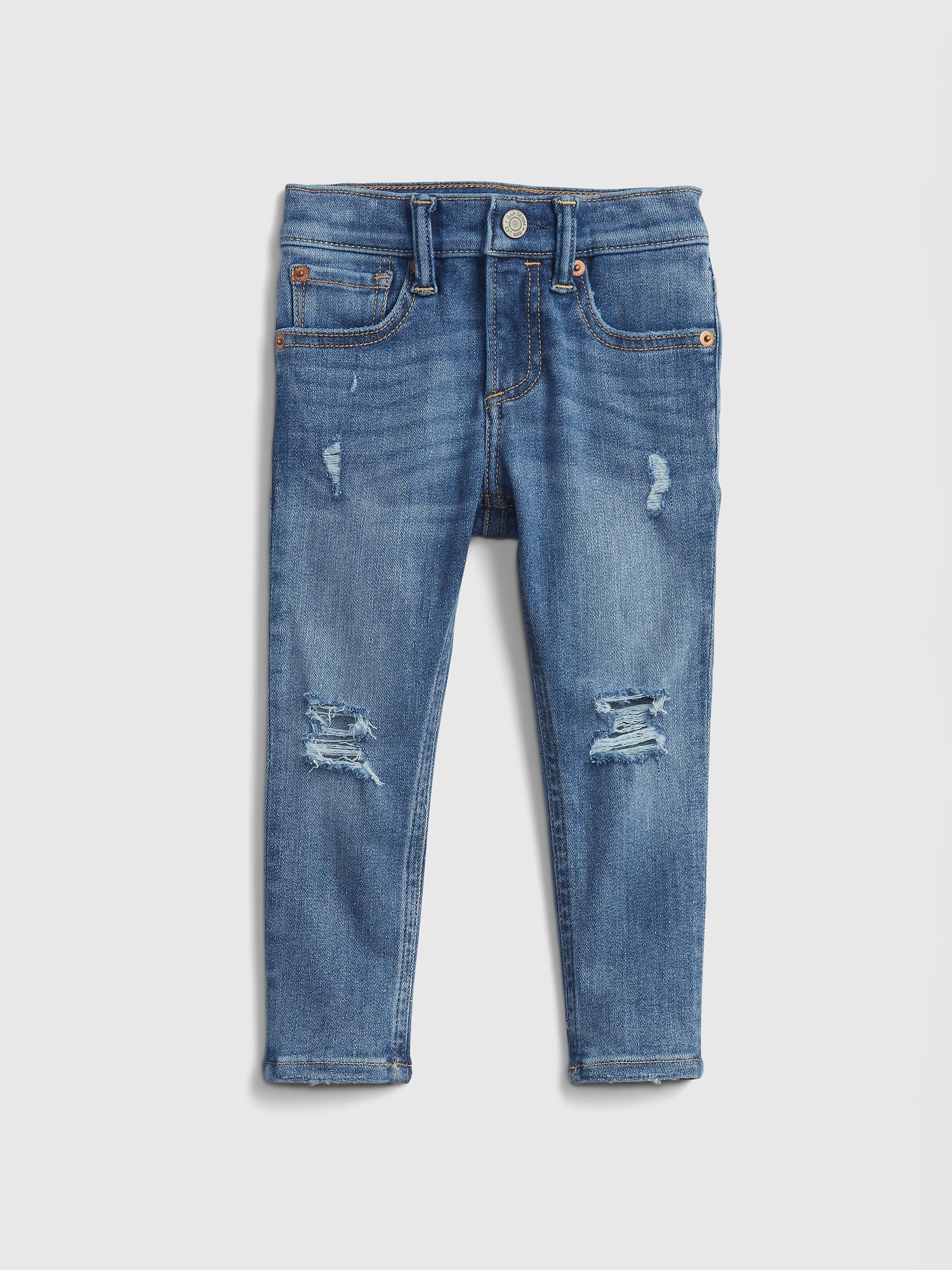 Gap Baby Boys V-Skinny Jeans | Stretch Cotton Blend, 30 Inch Inseam - Comfortable & Stylish