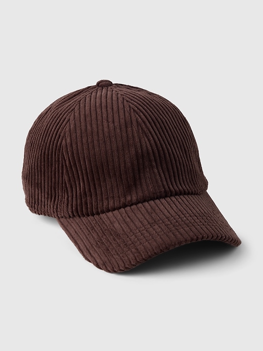 1 of 8 showing, with the color terra brown of product Corduroy Baseball Hat