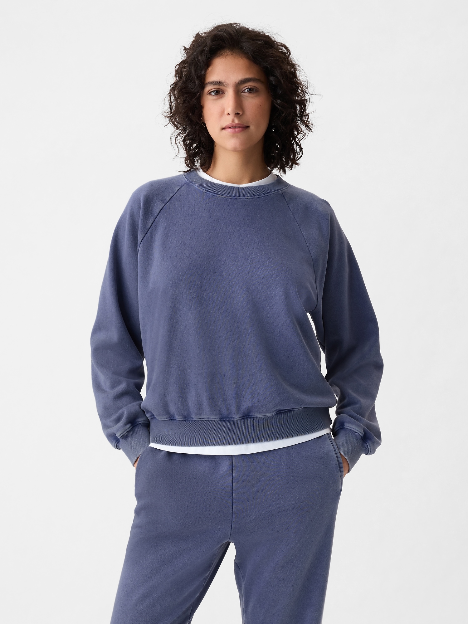 VintageSoft Raglan Sweatshirt | Gap