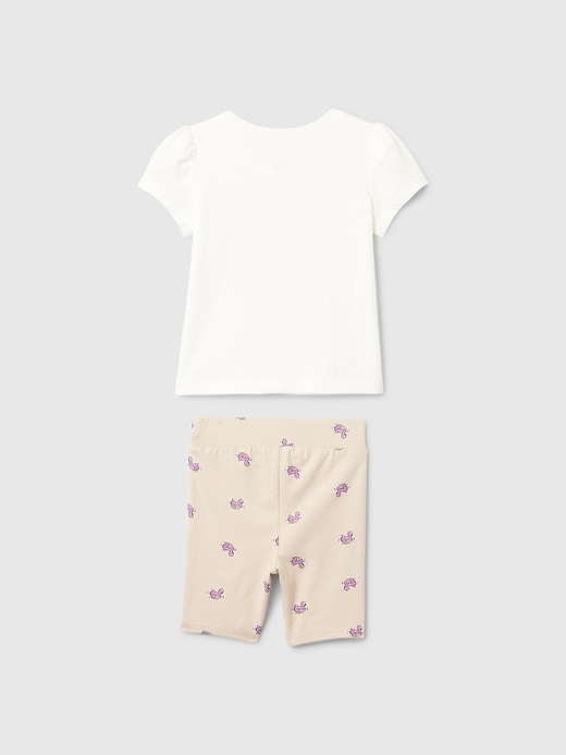 2 of 8 showing, with the color ivory frost of product babyGap Mix and Match Outfit Set
