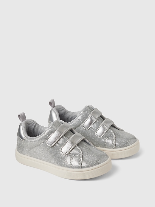 Image number 2 showing, Baby & Toddler Metallic Glitter Sneaker