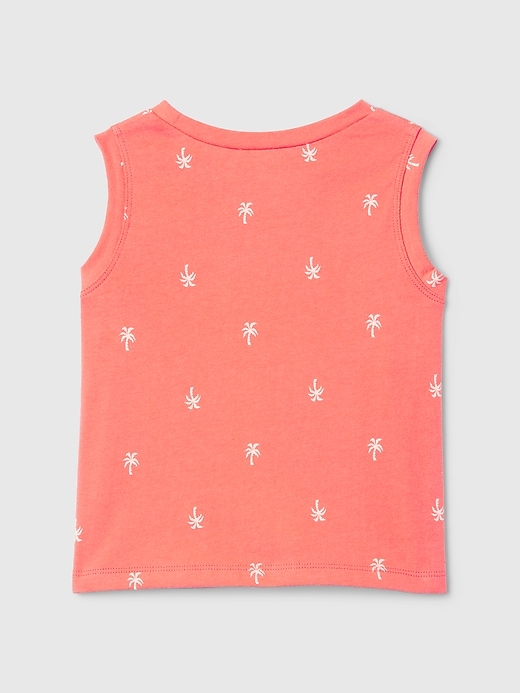 2 of 8 showing, with the color fire coral red of product babyGap Mix and Match Tank Top
