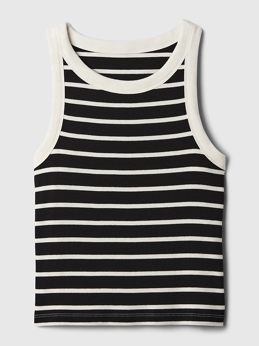 Image number 4 showing, Modern Rib Cropped Halter Top