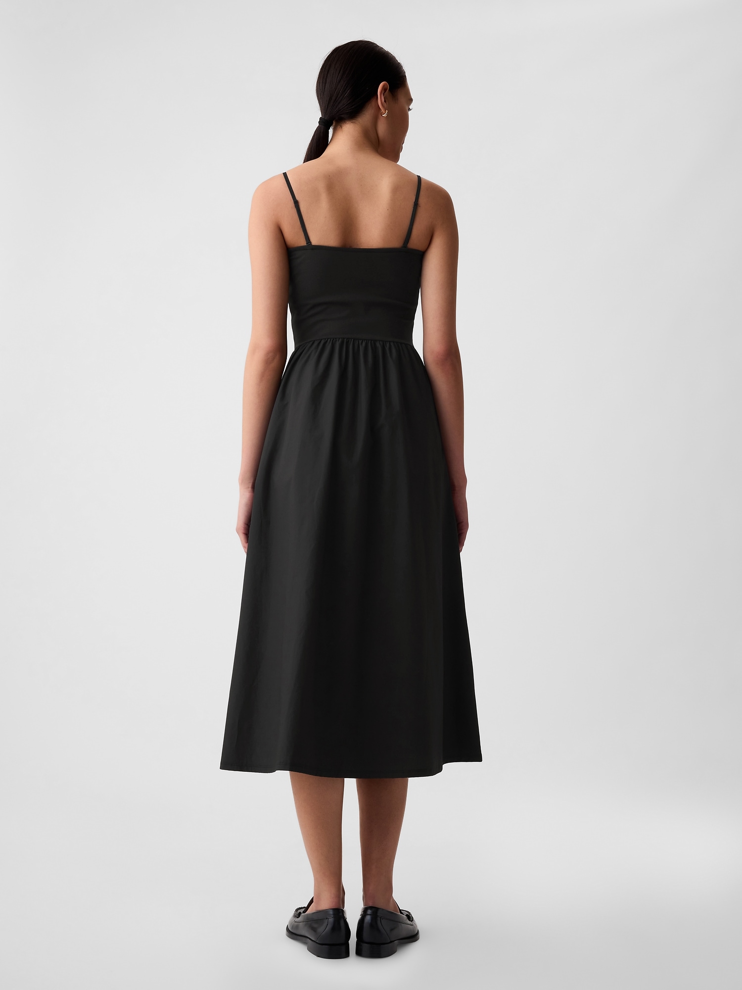 Mixed Media Midi Dress Gap