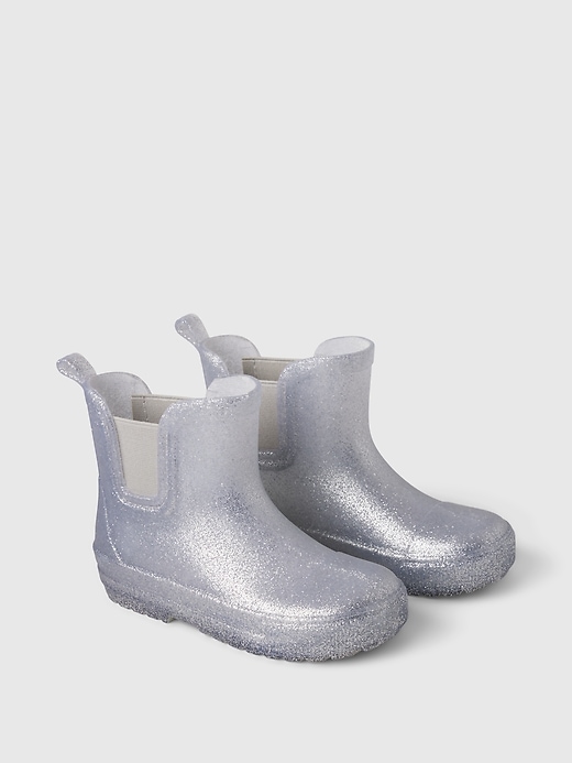 Image number 2 showing, Baby & Toddler Glitter Rain Boots