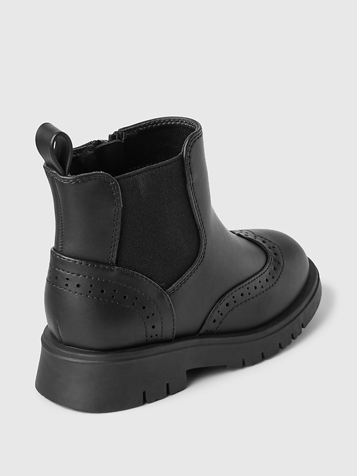 Image number 4 showing, Baby & Toddler Vegan Leather Ankle Boots
